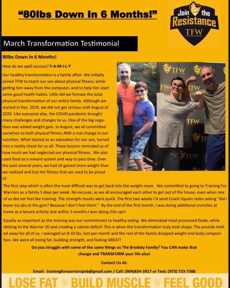 Team Brodsky Testimony